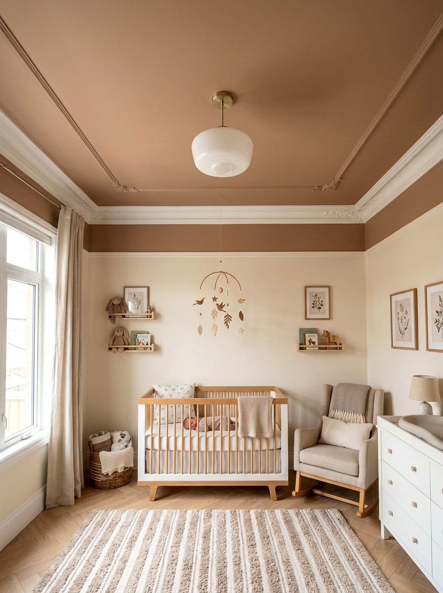 Mocha Nursery Ceiling Decor - 30 mocha nursery ideas