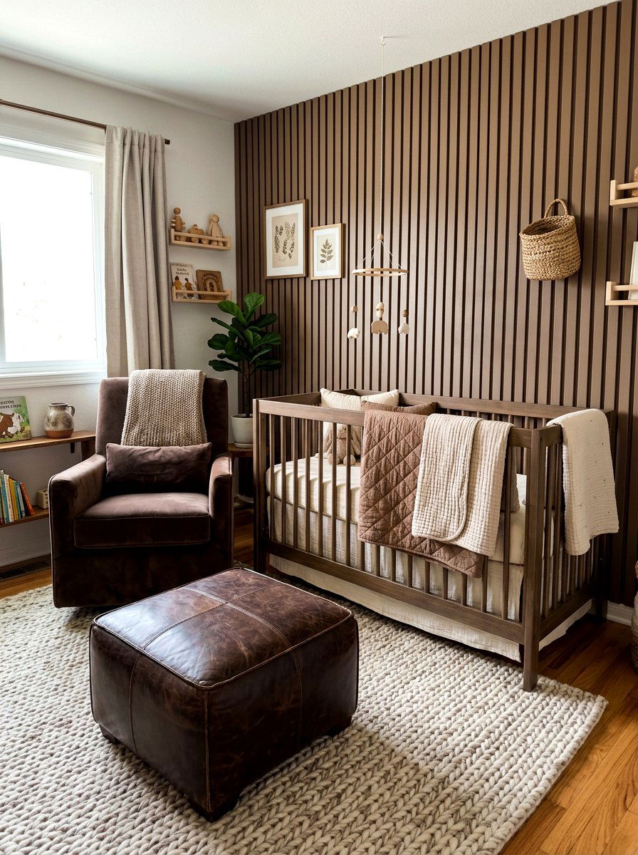 Mocha Nursery Texture Layering - 30 mocha nursery ideas