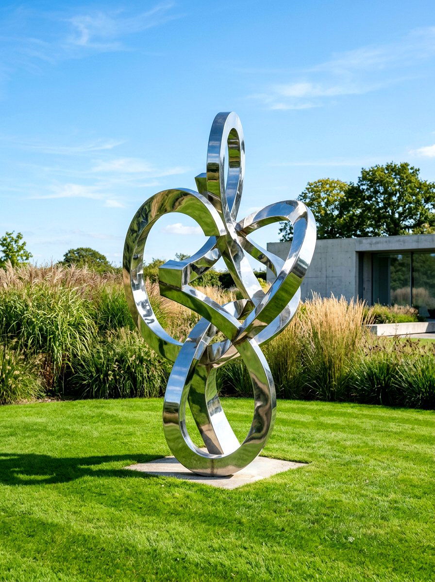 Modern Abstract Sculpture - 30 garden statue ideas