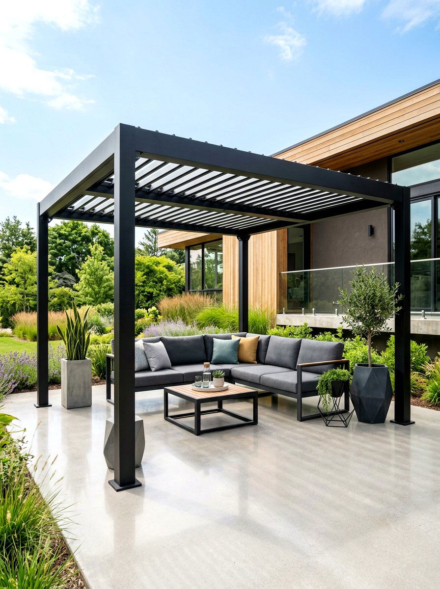Modern Aluminum Gazebo - 30 hardtop gazebo ideas