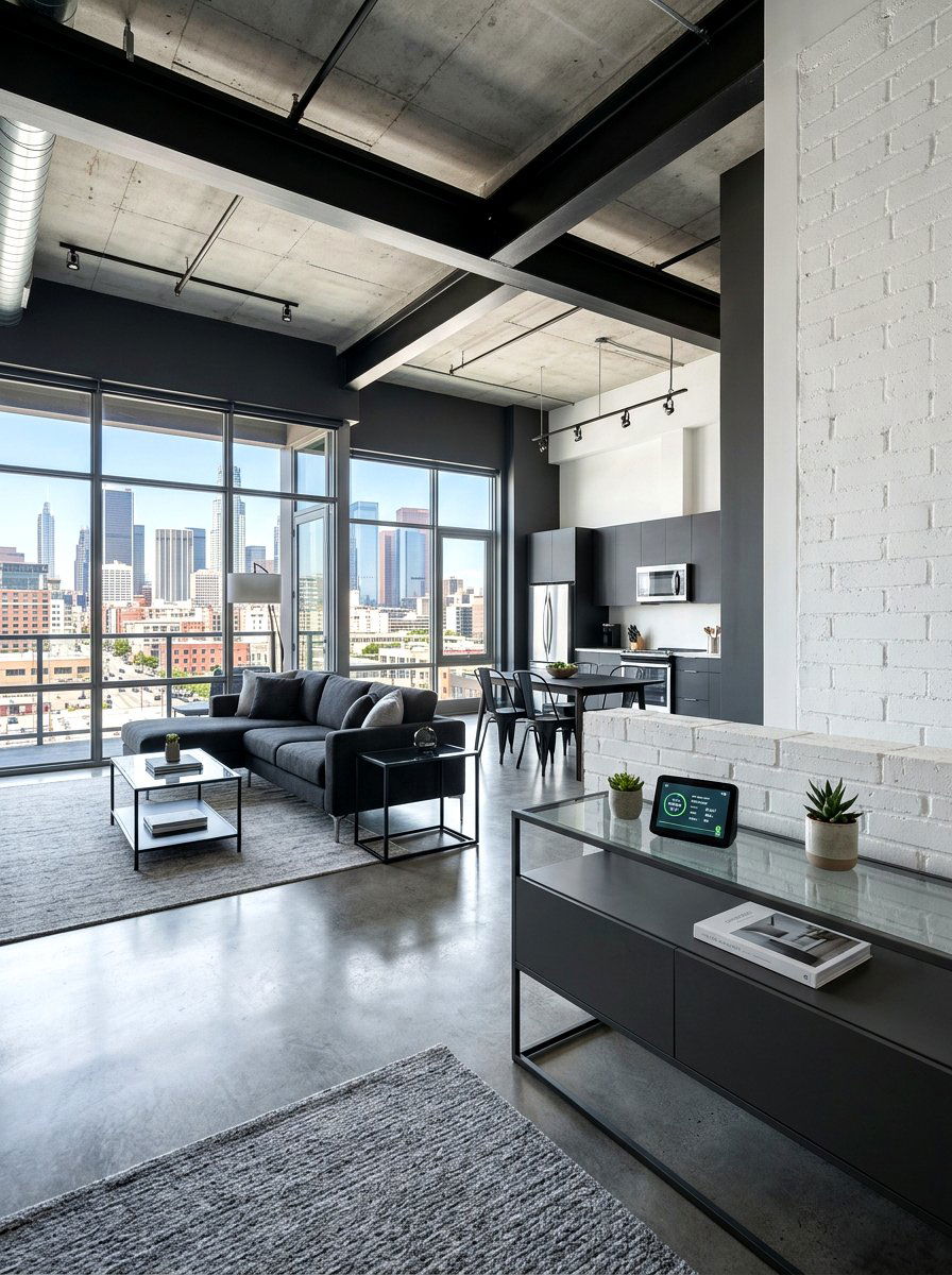 Modern Apartment With Smart Air Monitor - 30 clean air room ideas