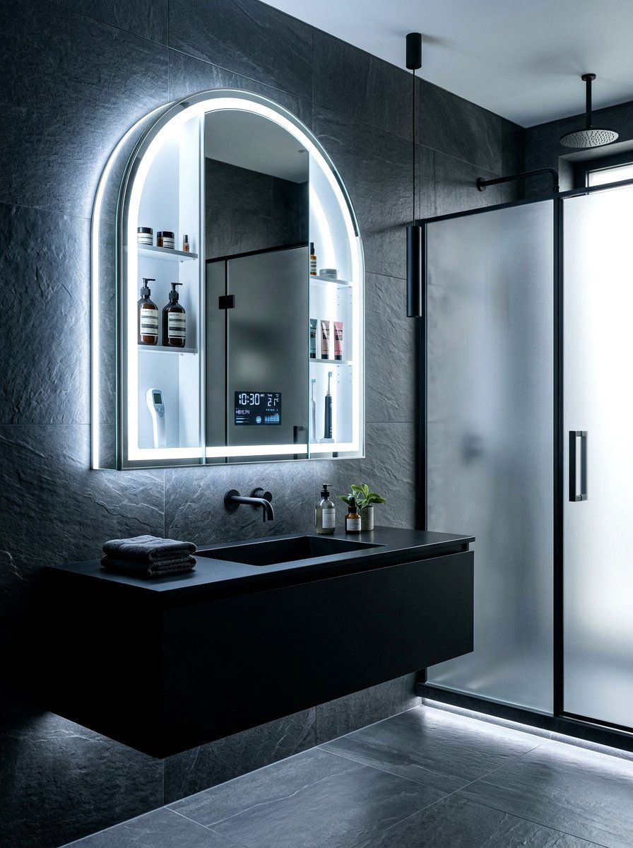 Modern Arched Medicine Cabinet - 30 arched medicine cabinet ideas