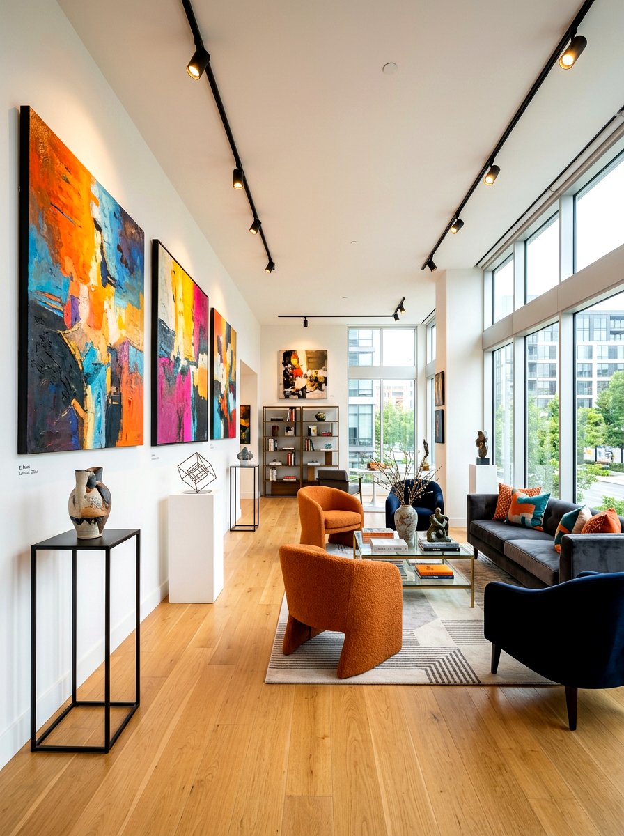 Modern Art Living Room - 30 modern living room ideas