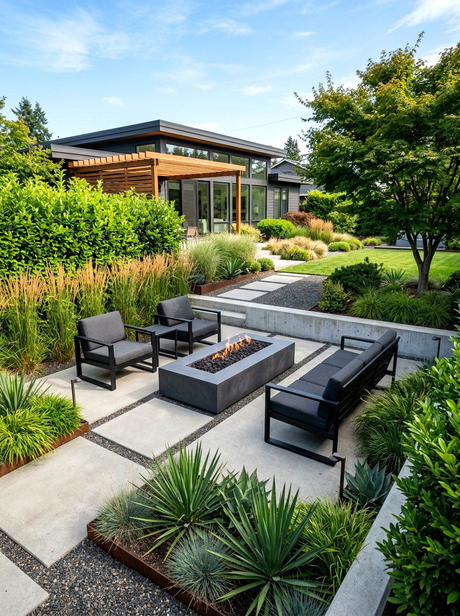 Modern Backyard Landscaping - 30 backyard garden ideas