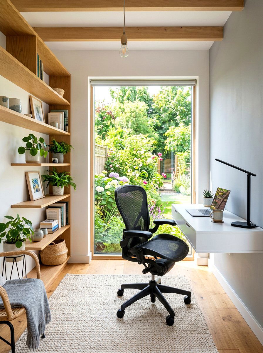Modern Backyard Office - 30 she shed interior ideas