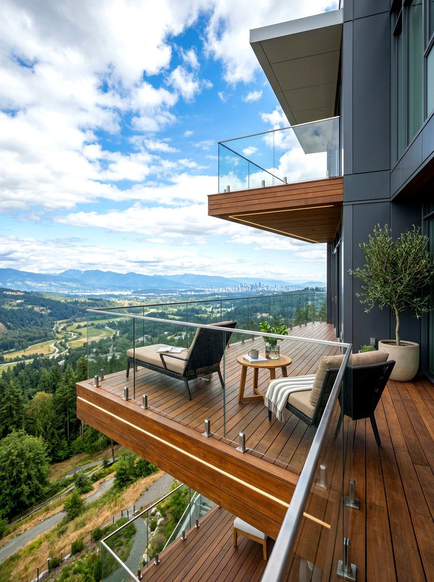Modern Balcony Deck - 30 modern deck ideas