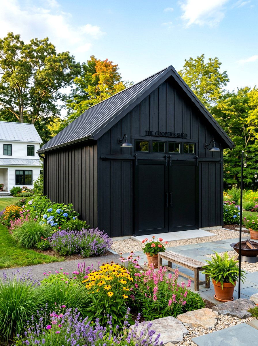 Modern Barn Style Shed - 30 modern shed ideas