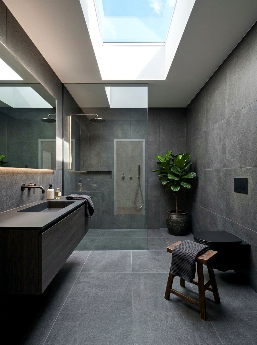 Modern Bathroom Skylight - 30 shower skylight ideas
