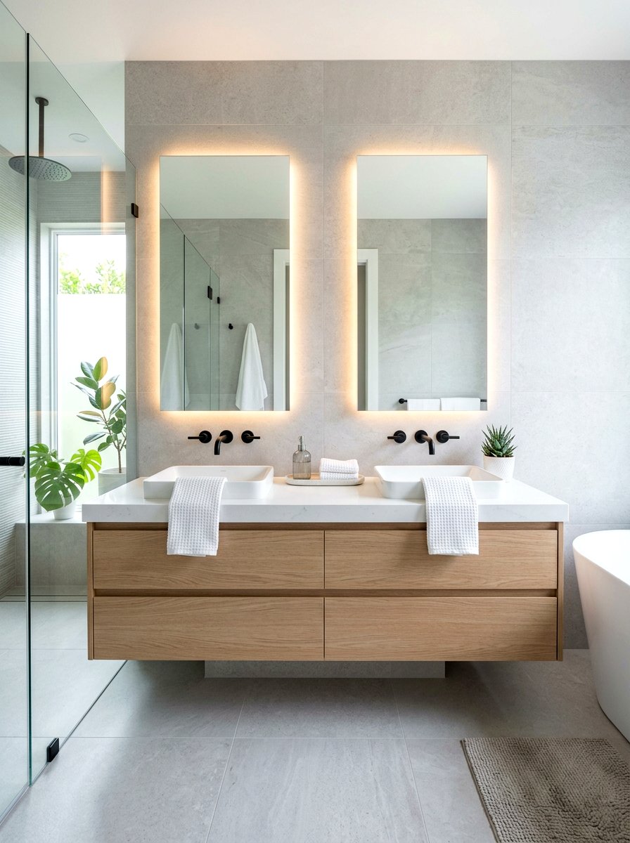 Modern Bathroom Vanity - 30 newlywed home ideas