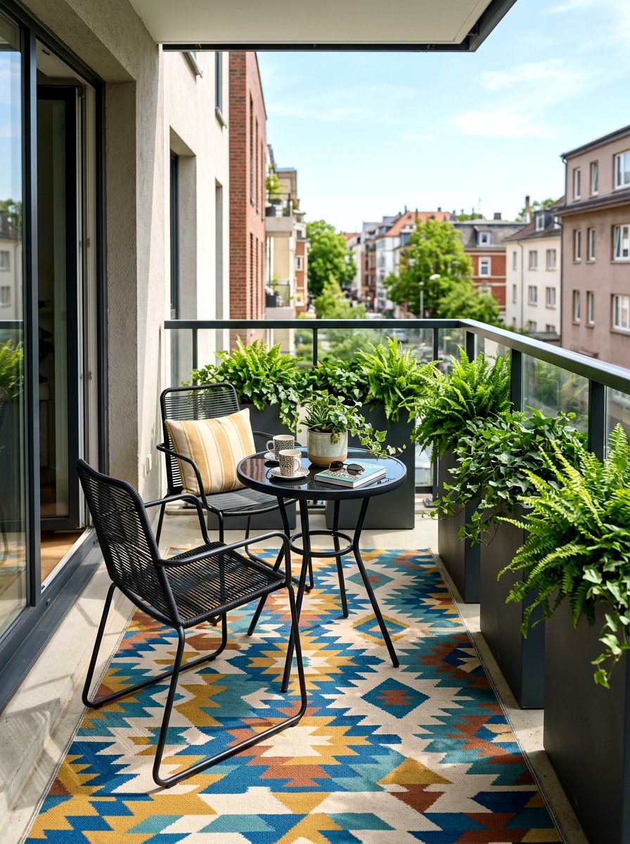 Modern Bistro Set - 30 summer entertaining patio ideas