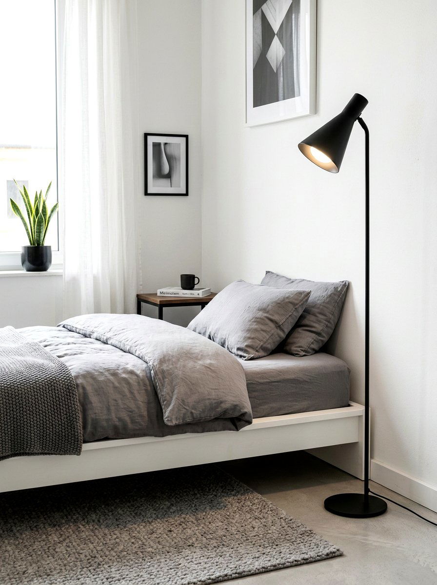 Modern Black Floor Lamp - 30 floor lamp bedroom corner ideas