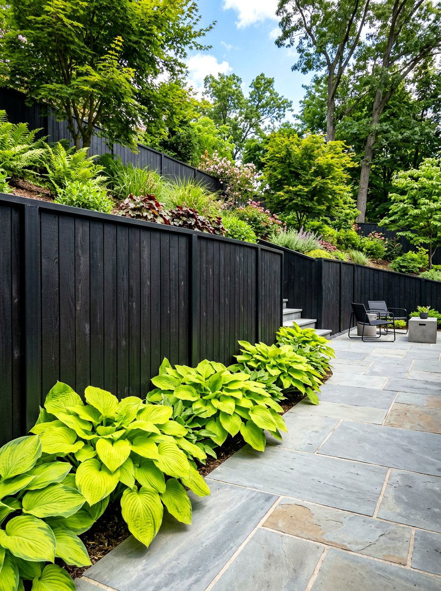 Modern Black Retaining Wall - 30 retaining wall garden ideas