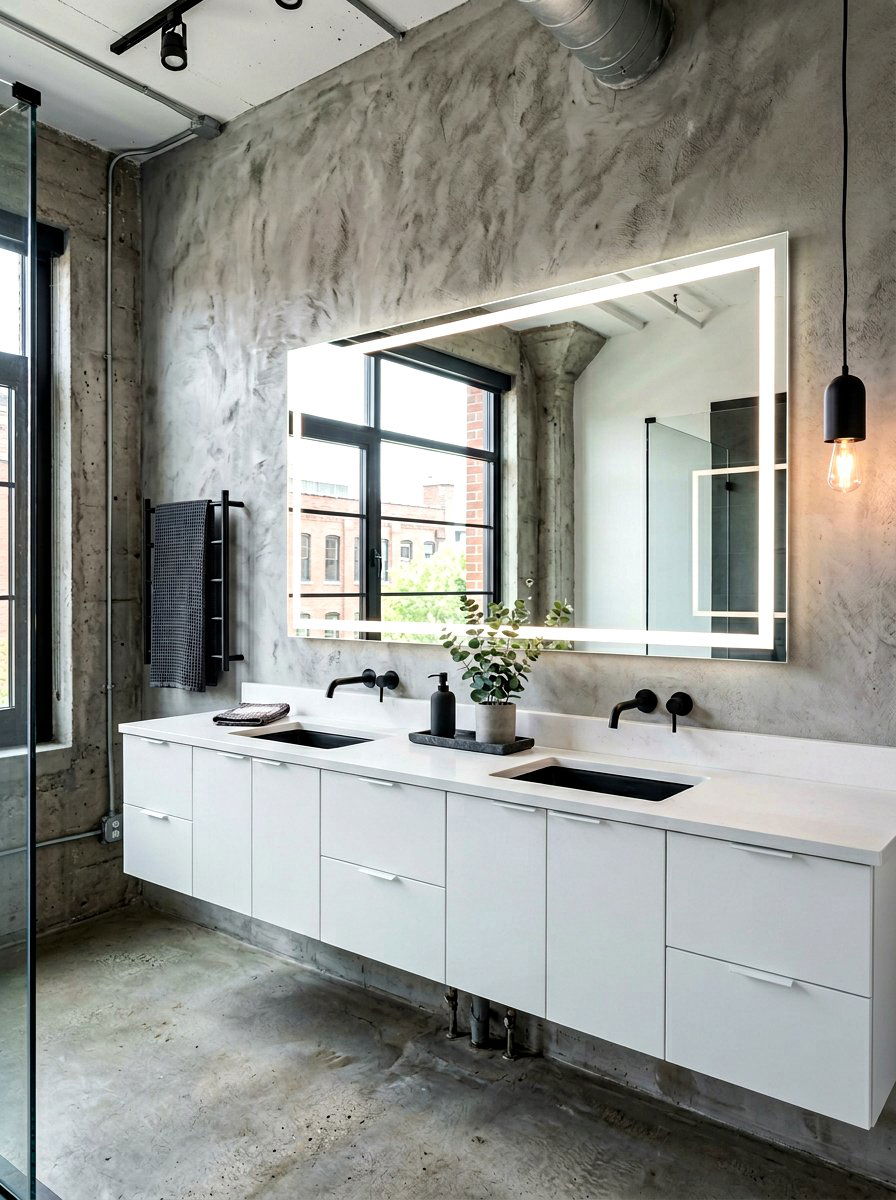 Modern Black Vanity