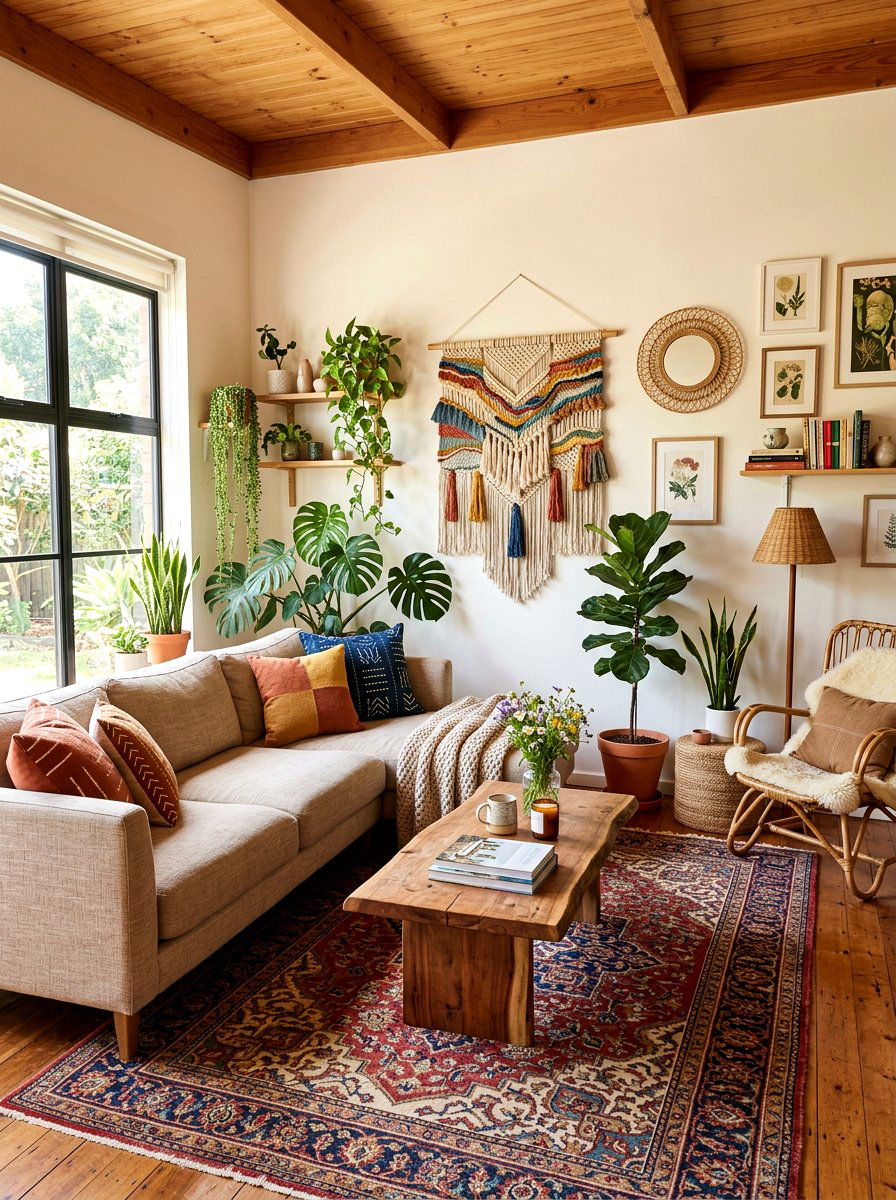Modern Boho Living Room - 30 modern living room ideas