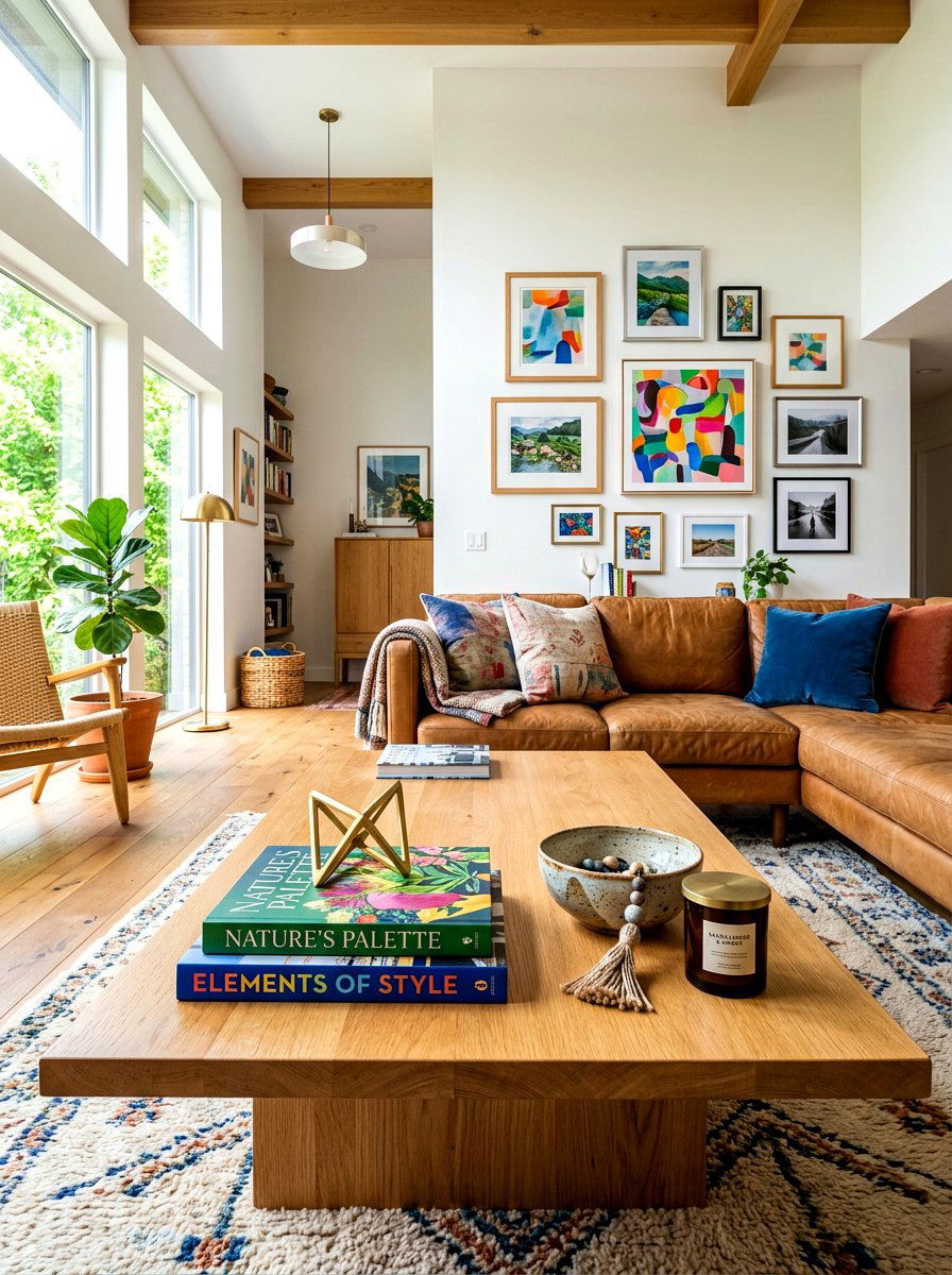 Modern Book Styling - 30 coffee table seasonal decor ideas