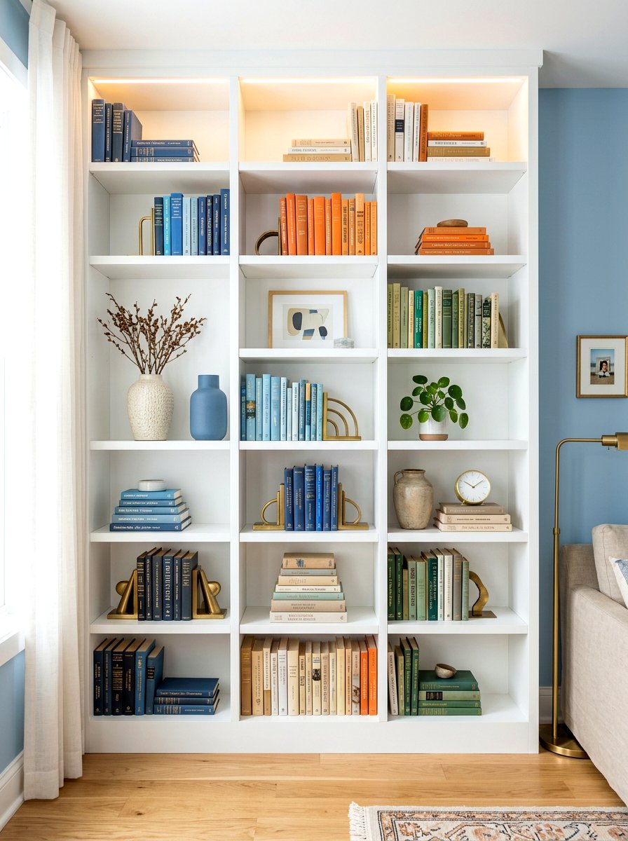 Modern Bookshelf Styling - 30 decorative object styling ideas