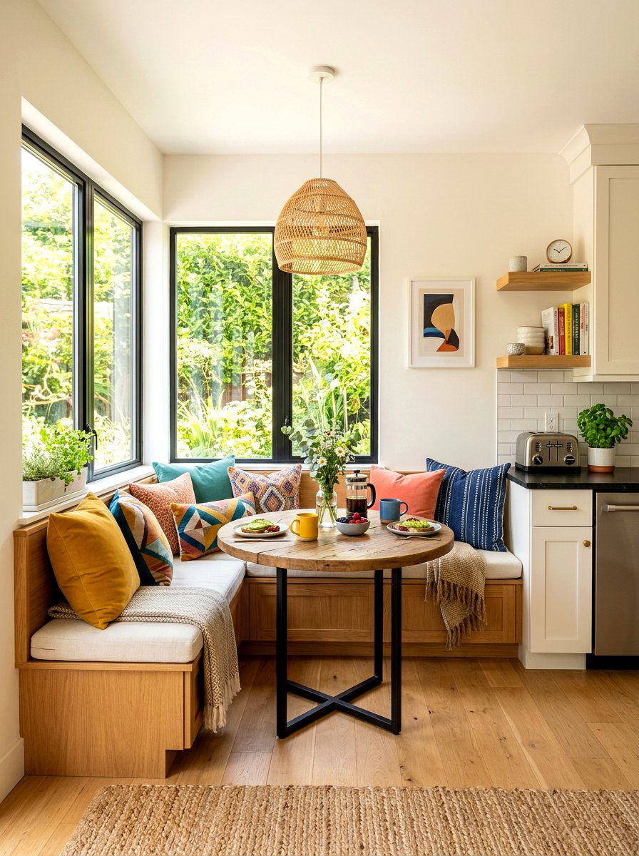 Modern Breakfast Nook - 30 modern dining room ideas