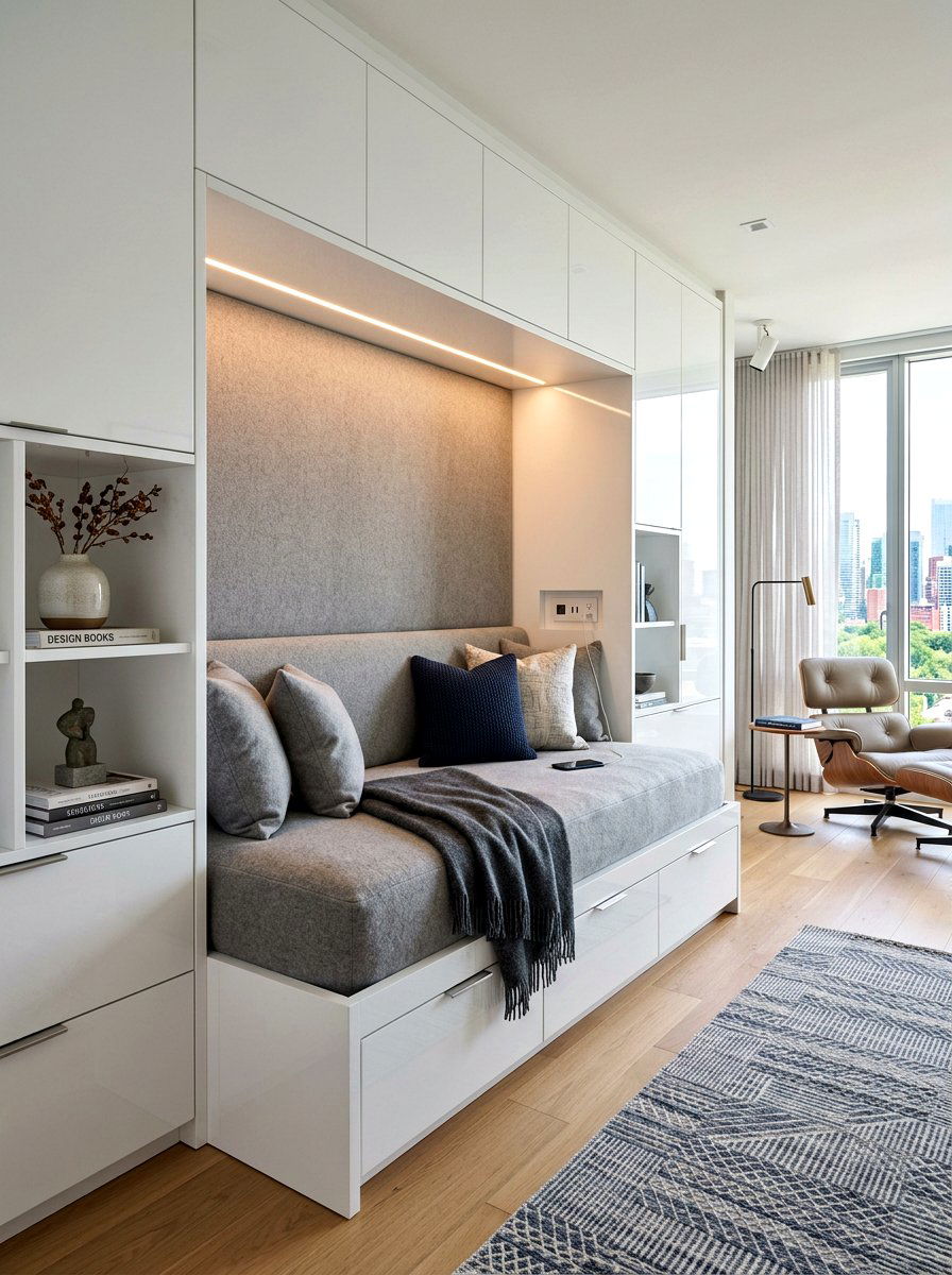 Modern Built In Daybed - 30 built in daybed nook ideas