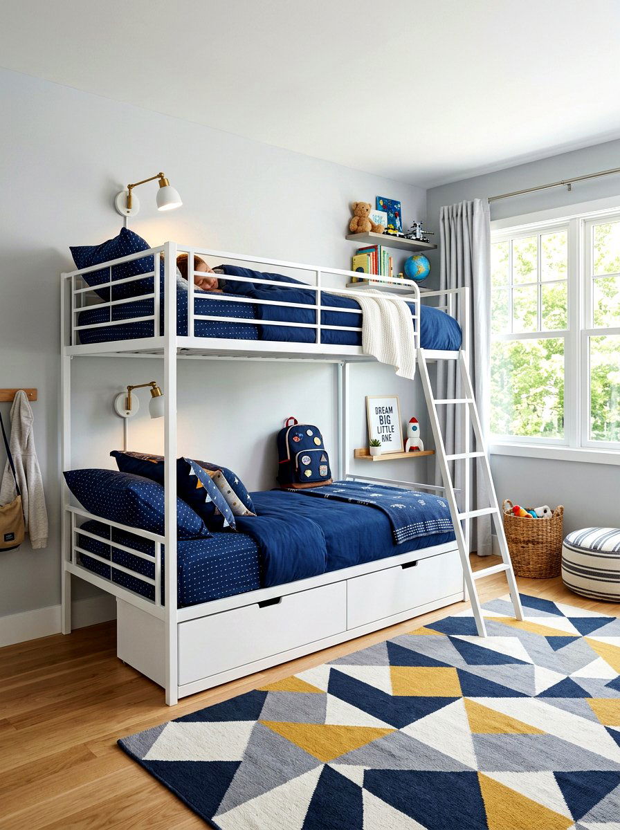 Modern Bunk Bed Kids Room - 30 kids room ideas
