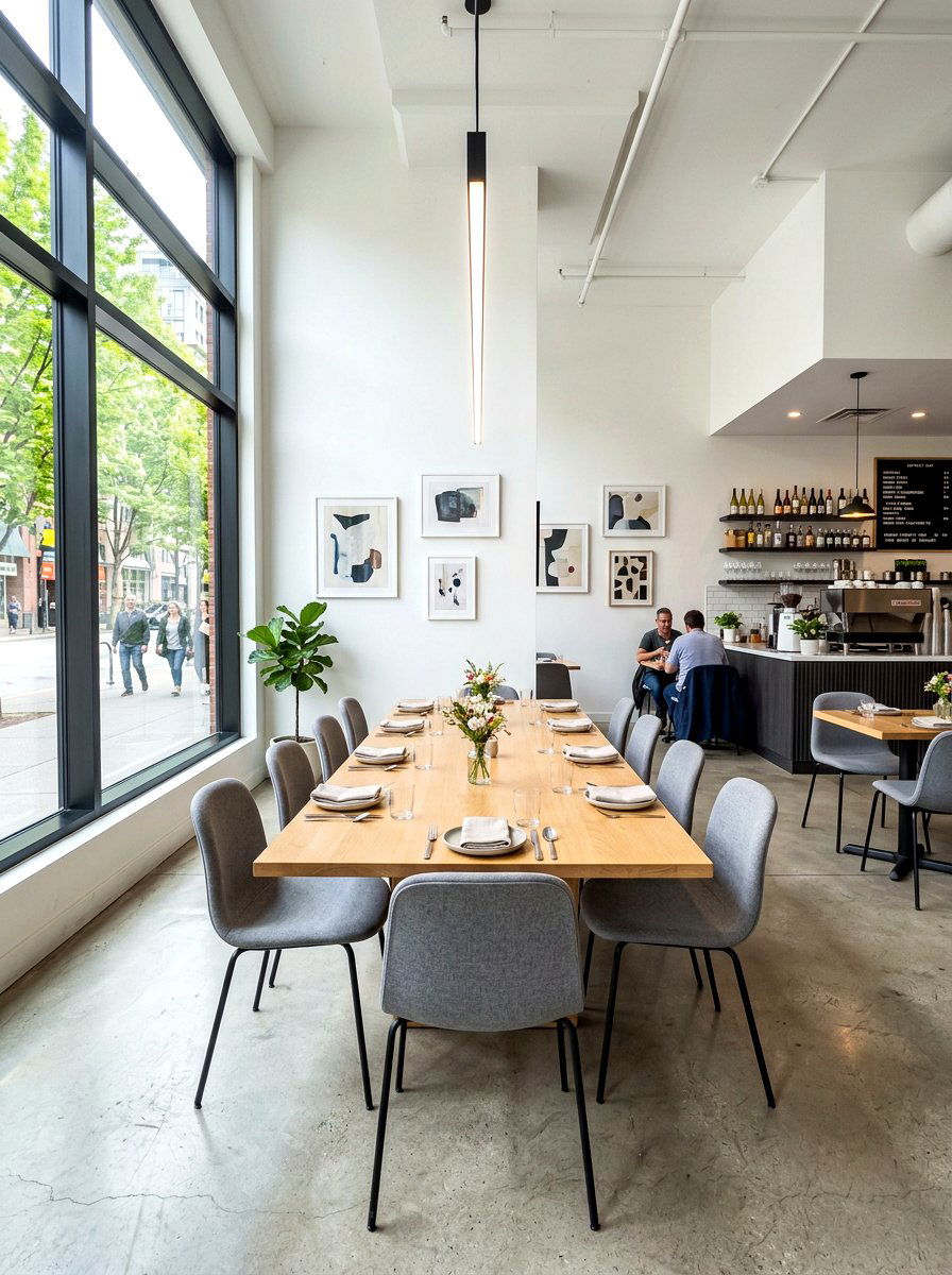 Modern Cafe Style - 30 bistro dining room ideas