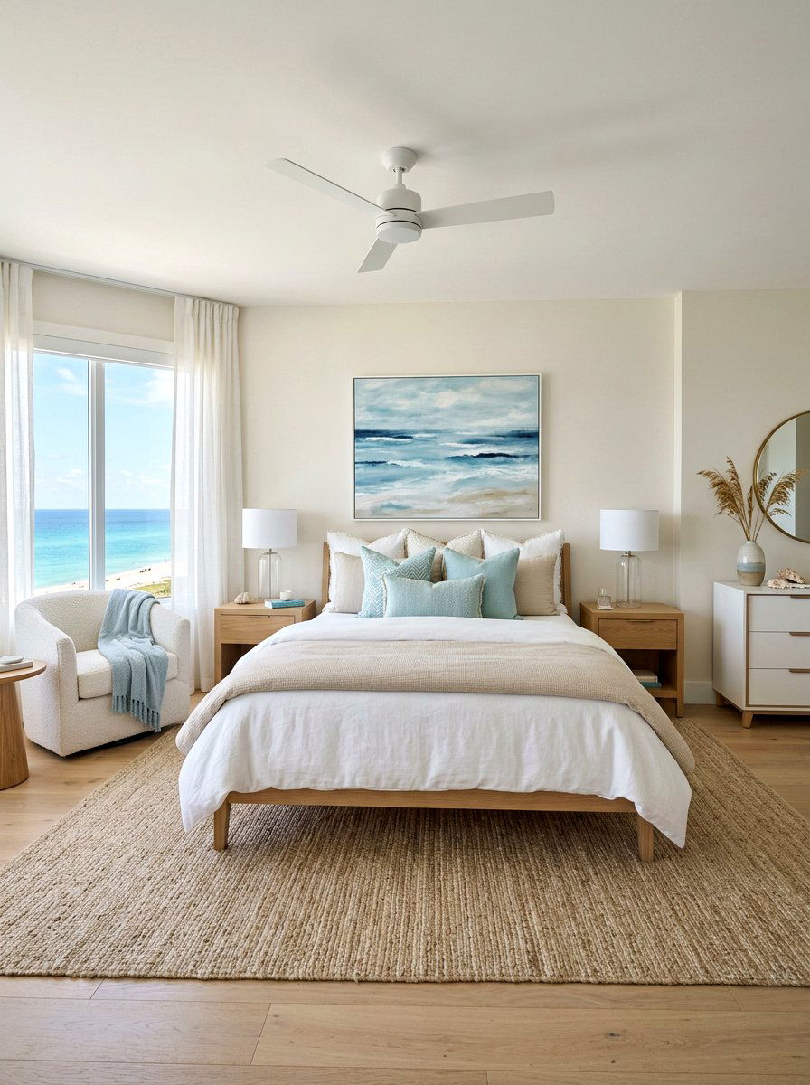 Modern Coastal Bedroom Decor - 30 California casual bedroom ideas