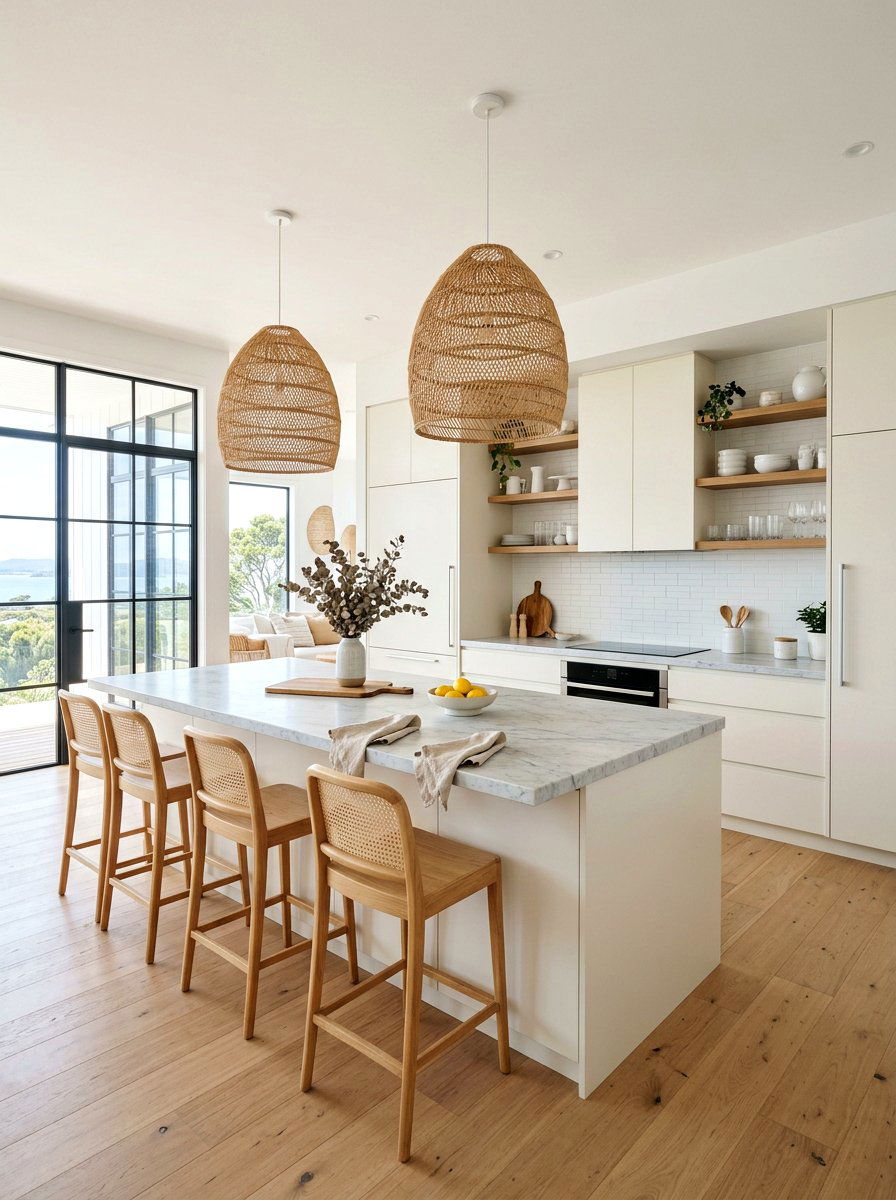 Modern Coastal Grandmother Kitchen - 30 coastal grandmother kitchen ideas