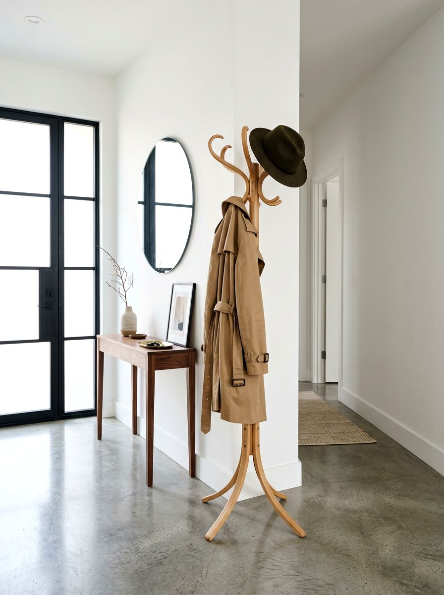 Modern Coat Rack - 30 hallway decor ideas