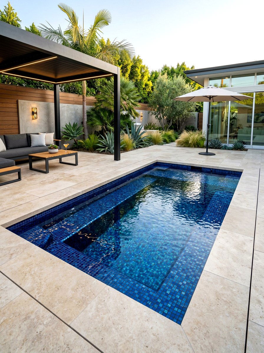 Modern Cocktail Pool - 30 small backyard pool ideas