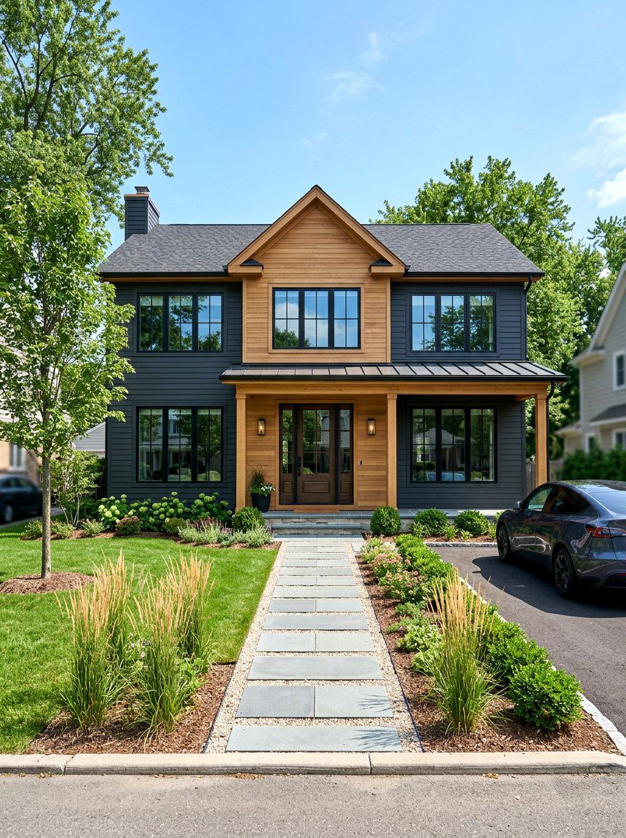 Modern Colonial Transformation - 30 colonial house exterior ideas