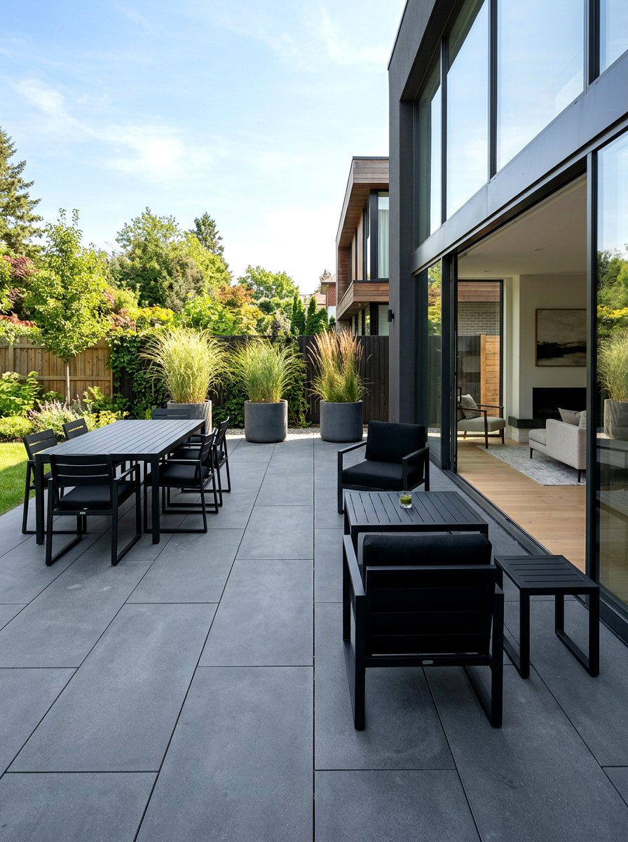 Modern Concrete Slab Patio - 30 concrete patio ideas