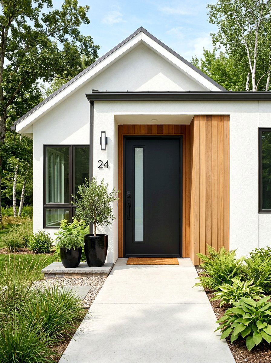 Modern Cottage Front Door - 30 cottage front door ideas