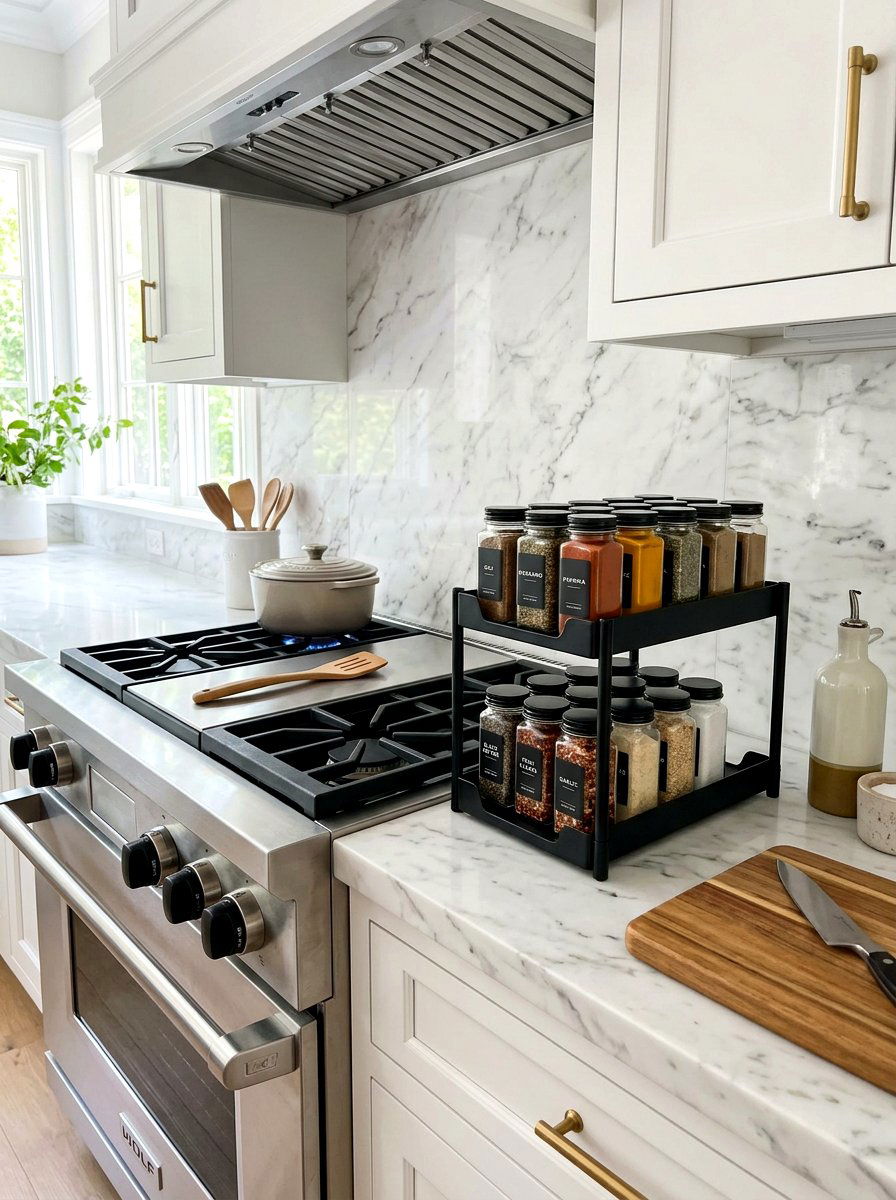 Modern Countertop Organizer - 30 spice rack ideas