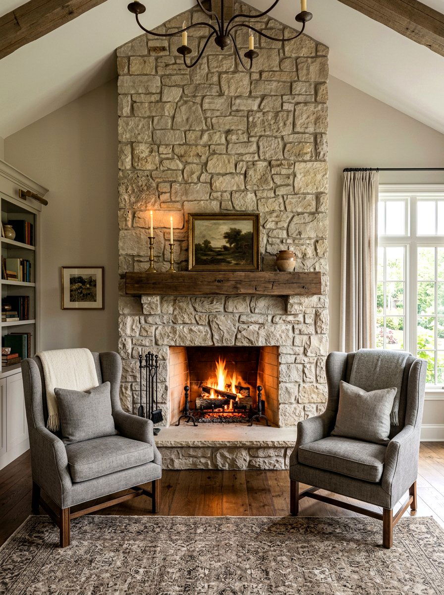 Modern Country Living Room - 30 country manor living room ideas