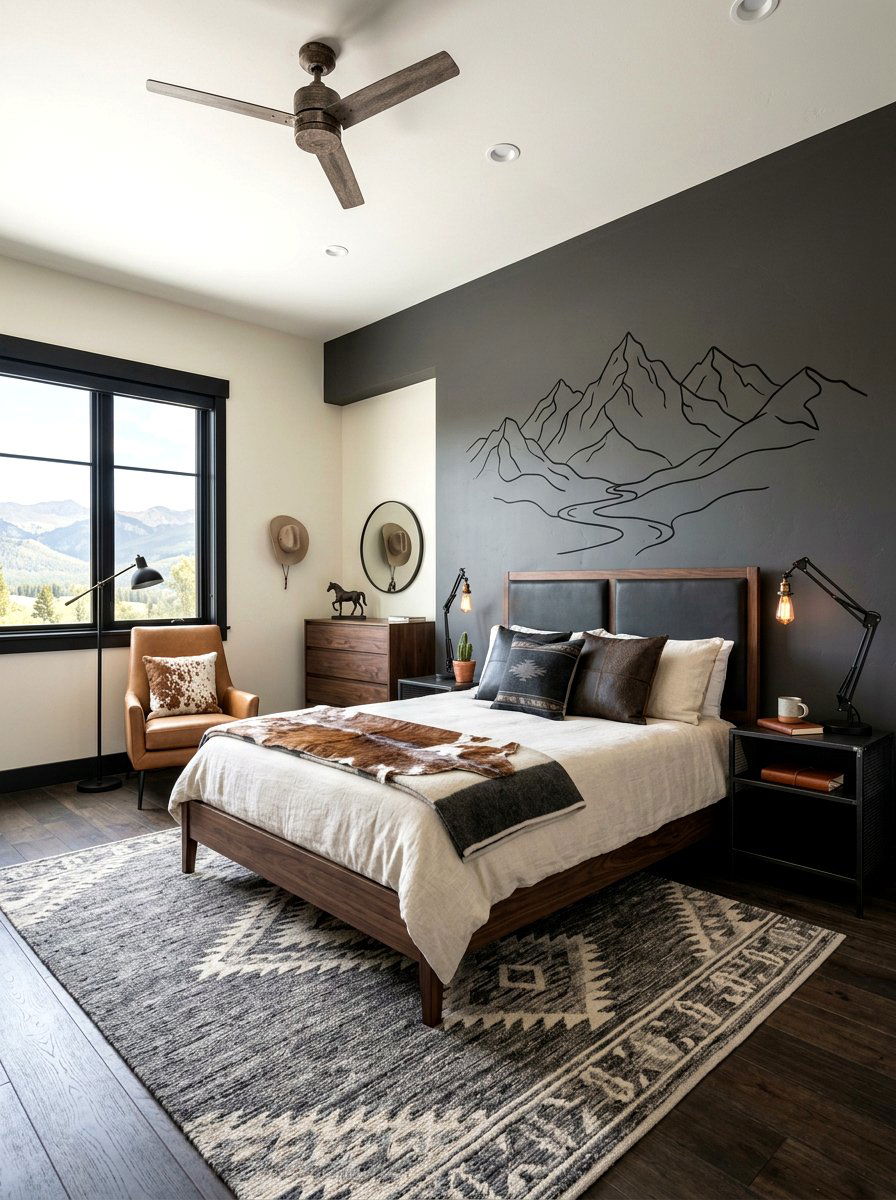 Modern Cowboy Bedroom - 30 western bedroom ideas