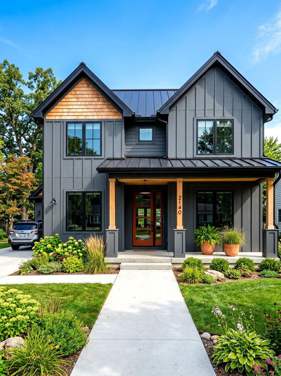 Modern Craftsman Facade - 30 craftsman exterior ideas