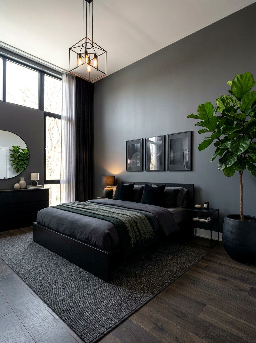 Modern Dark Romantic Bedroom - 30 dark romantic bedroom ideas