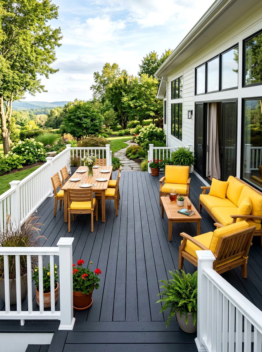 Modern Deck Paint Colors - 30 deck makeover ideas