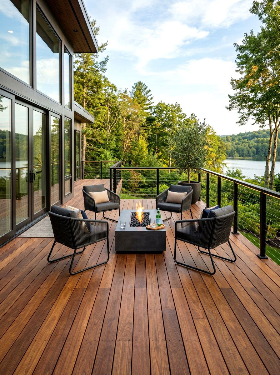 Modern Deck - 30 sunny backyard ideas