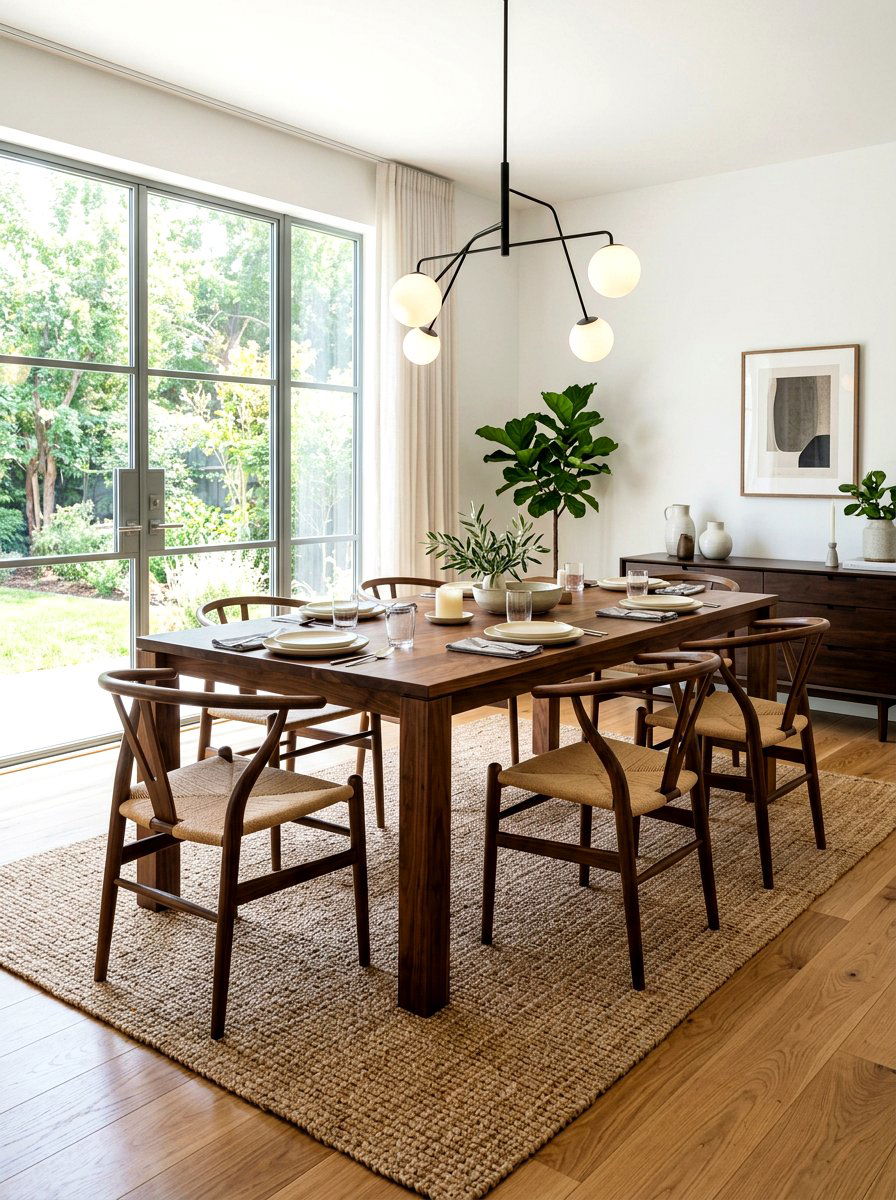 Modern Dining Room Flooring - 30 jute rug styling ideas