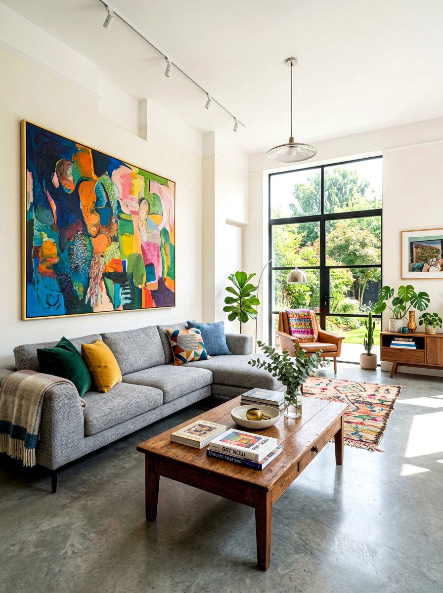 Modern Eclectic Living Room - 30 eclectic living room ideas