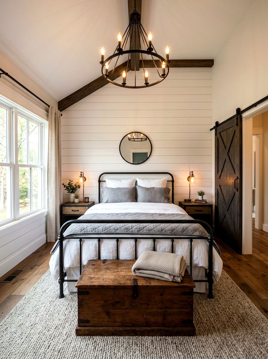 Modern Farmhouse Bedroom - 30 calming bedroom ideas