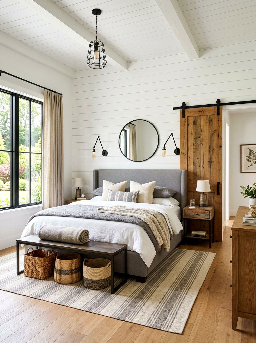 Modern Farmhouse Bedroom - 30 aesthetic bedroom ideas