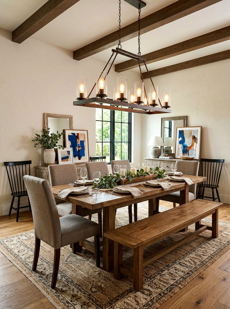 Modern Farmhouse Chandelier - 30 classic dining room chandelier ideas