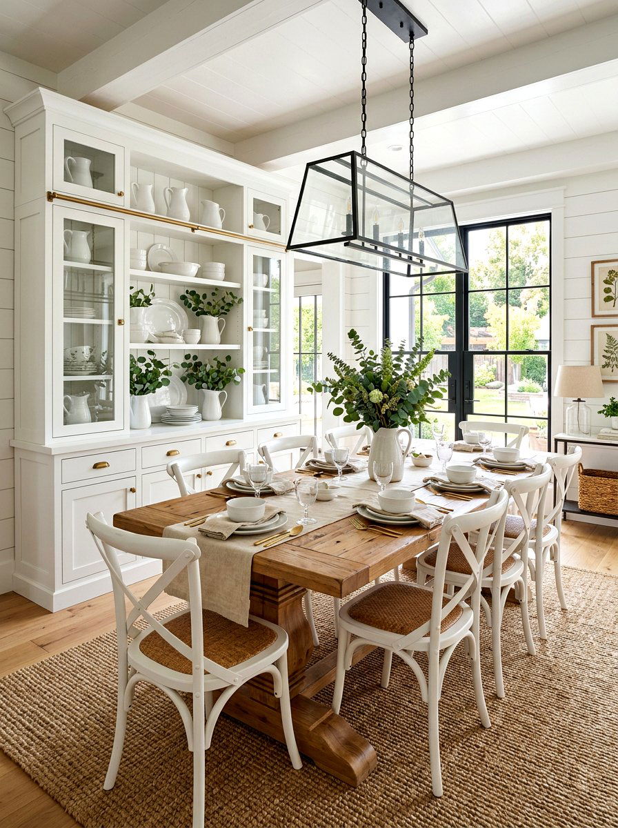 Modern Farmhouse China Cabinet - 30 china hutch styling ideas