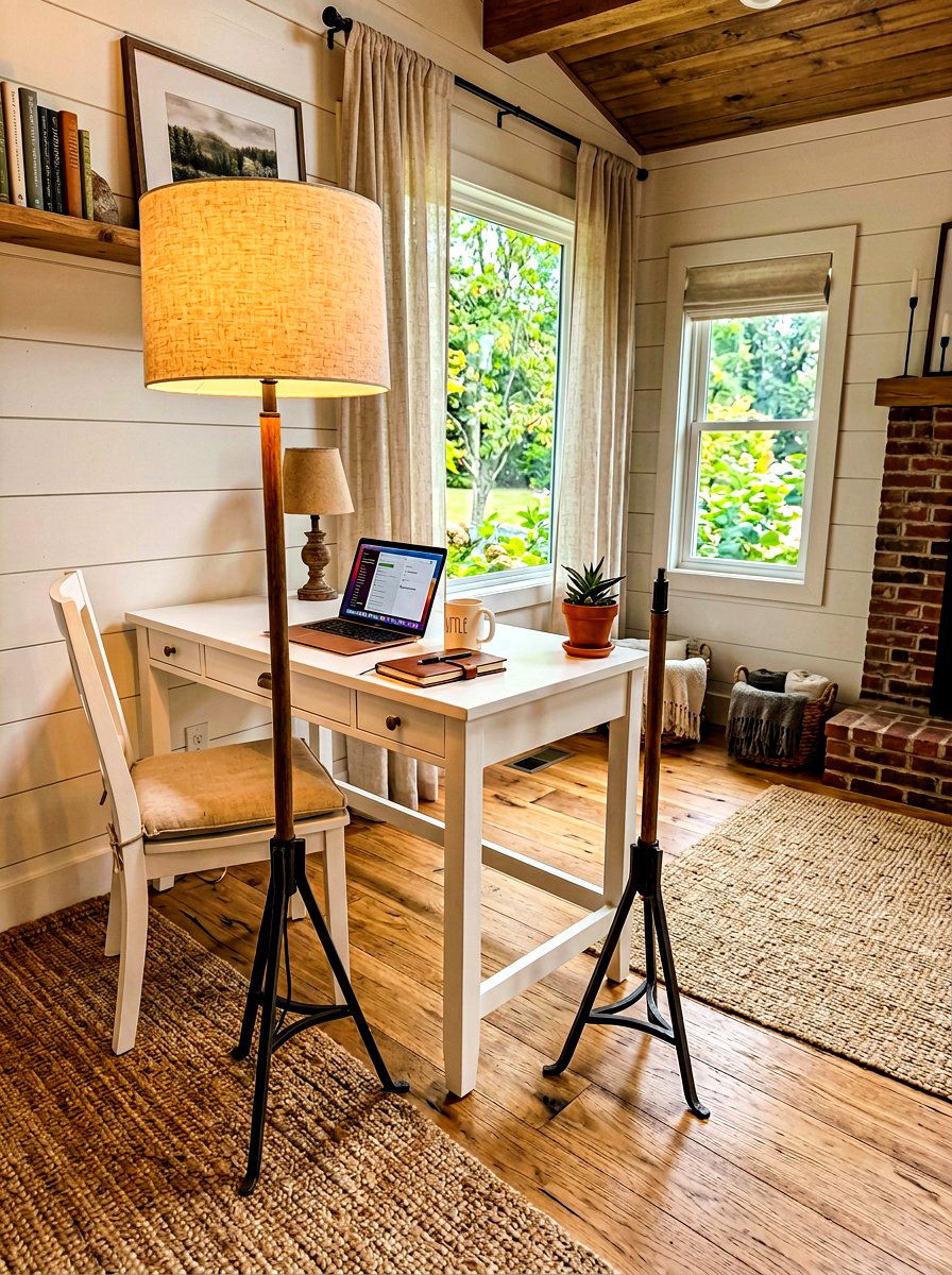 Modern Farmhouse Floor Lamp - 30 office floor lamp ideas