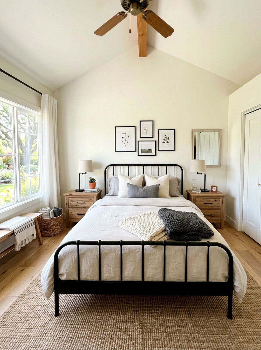 Modern Farmhouse Guest Bedroom - 30 guest bedroom ideas