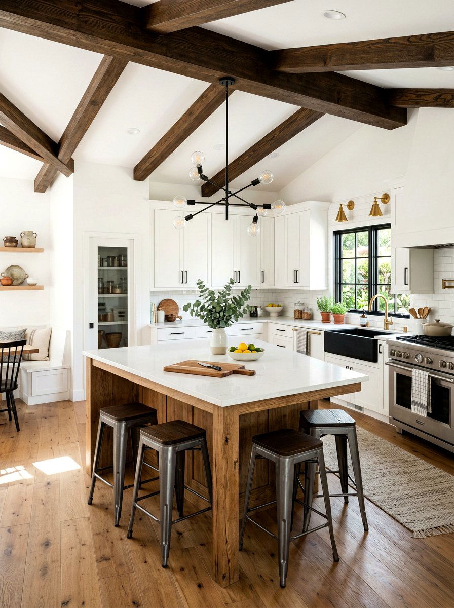Modern Farmhouse Kitchen - 30 collected kitchen aesthetic ideas
