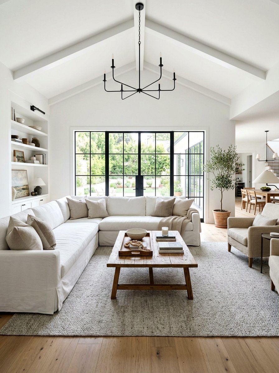 Modern Farmhouse Living Room - 30 farmhouse living room ideas