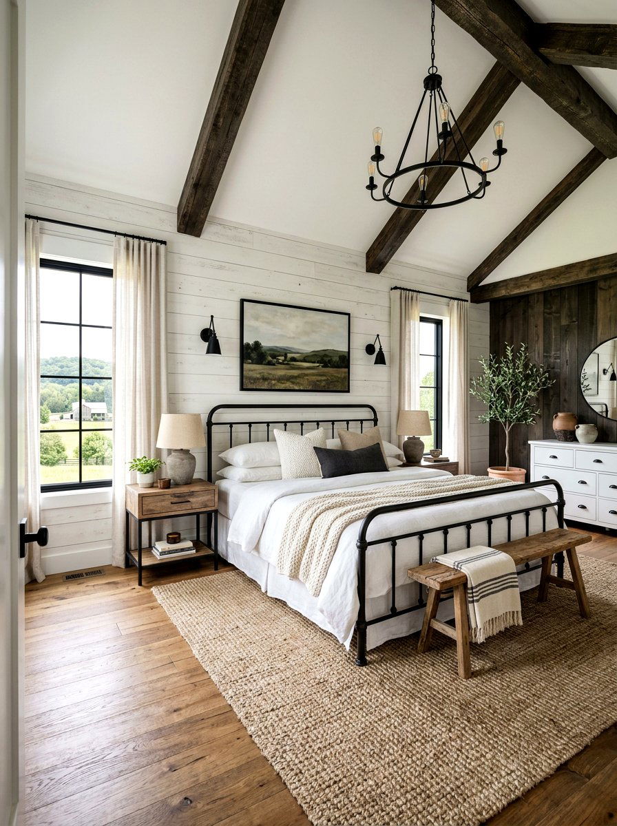 Modern Farmhouse Resort Style - 30 resort bedroom ideas