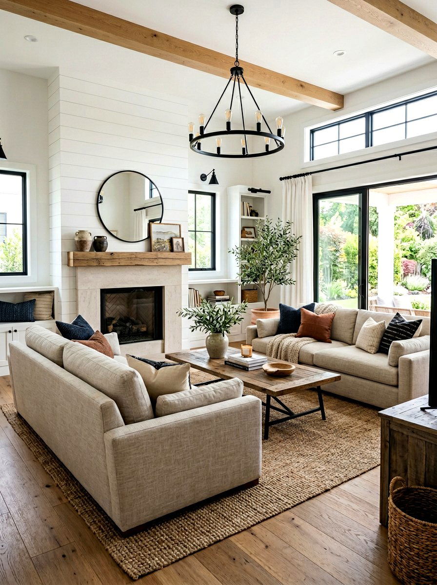 Modern Farmhouse Sofa Layout - 30 living room sofa pair ideas